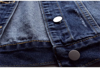 2023 Spring Autumn Women’s Denim Jacket Long Sleeve Overcoat Loose Denim Coat Button Outwear Jeans Jackets 5XL
