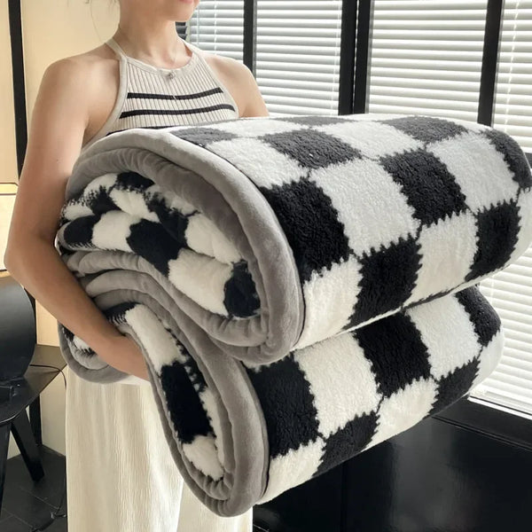 Soft Fleece Thick Blanket Bedspread