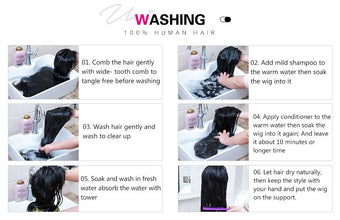 UNICE Hair 13x4 HD Lace Wigs Drawstring Cap Real Scalp Loose Wave Human Hair Wig Pre Plucked Pre Cut Pre Bleached Glueless Wig