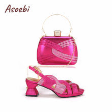 2024 High Quality Orange Color Peep Toe Butterfly Design Shoes Matching Bag Mature Ladies Party Women