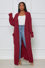 Women's Winter Loose Knitted Open Cardigan