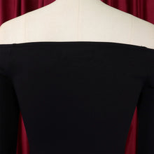 Elegant Sexy Side Slit Long Dress For Women Independent Stand Trade Clothing One-character Collar Leaf Sleeves Evening Dress
