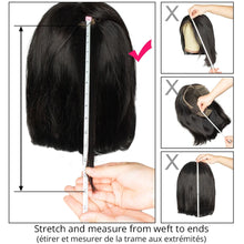 Short Bob Bone Straight 13X4 Lace Frontal Wigs 200 Density Brazilian Remy Preplucked Bob Lace Front Wig Human Hair For Women