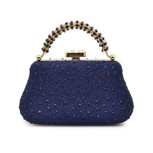 Luxury Italian Shoes and Bag Set for Women Wedding Pointed Toe Women's Pumps High Heel Rhinestones Party Ladies Shoe and Bag Set