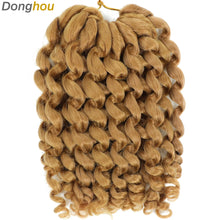 Ombre Jumpy Red Ginger Wand Curls Crochet Hair 1B 27 30 350 613 Purple Grey Colors jamaican twist braiding Hair 20 Strands/Pack