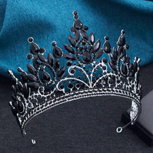 Luxury High Royal Queen Wedding Crown for Women Large Lime Green Crystal Banquet Tiaras Party Costume Hair Jewelry Accessories
