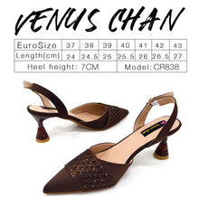 2025 New Elegant Nigerian Women’s Wine Colour Heeled Shoes and Rhinestone Handbag Set – Italian Design for Parties and Weddings