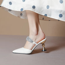 2023 New Design Women Elegant Pointed Toe Strange Style High Heels Summer Outdoor Shoes Ladies Sandals Women Slippers