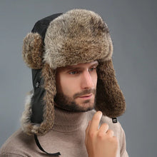 Unisex Soft Outdoor Windproof Super Warm Faux Fur Bomber Hats