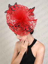 New Fascinator Wedding Headpiece Women Butterfly Headwear For Church Derby Hat Fascinators Headband Bridal Pillbox Cap Flower