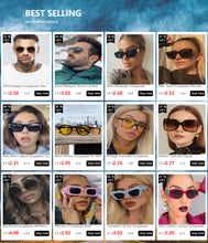 2022 Square Women Sun Glasses Female Eyewear Eyeglasses Plastic Frame UV400 Shade Fashion Driving New Oversized Sunglasses
