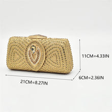 Italian Ladies Shoes and Bags To Match Set Decorated with Rhinestone Plus Size Shoes Women Heel Women Shoes and Bag Set In Italy