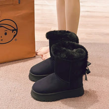 Women's Snow And Winter Plush Platform Outdoor Warm Boots