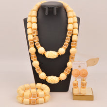 artifical coral beads nigerian jewelry sets for woman weddings