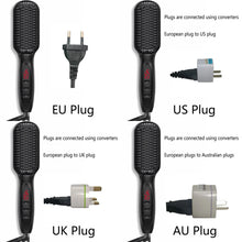 Professional Fast Heating Anti-Scald Auto Shut Off Beard Straightening Comb For Women