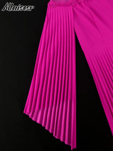 Mlaiscsr Women Mesh Patchwork Pleated A-Line Festival Party Dress Cloak Sleeve O-Neck African Evening Prom Birthday Vestidos New