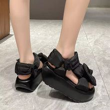 2024 New Genuine Leather Summer Luxury Sandals Casual Work Checkered Beach Shoes Vacation Fashion Women's Shoes zapatos de mujer