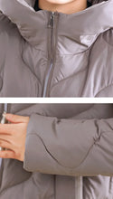 Winter Women Outerwear Hooded Cotton Parkas