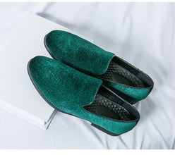 Men's Suede slip-on loafers