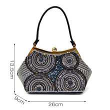 Spot Goods Elegant Streamlined Pointed Toe Women's Shoes Matching Flower Basket Handbag Party Women's Shoes And Bag Set