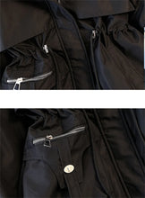 Women Winter Big Fur Hooded Collar Long Parka