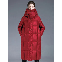 Women's Winter High End Down Jackets Thick Warm Long Coat