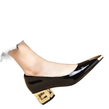 Elegant Fashionable Simple Metal Headed Women's Shoes Comfortable Versatile High Heel Boots Spring Summer 2024 New Arrival