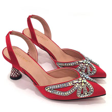 Venus Chan 2023 Yellow Classy Bowknot Pointed Toe Women's Shoes High Heel Elegant Sandals Shallow Mouth Shoes Bag Set Women