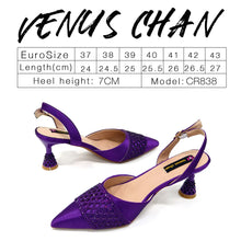 2025 New Elegant Nigerian Women’s Wine Colour Heeled Shoes and Rhinestone Handbag Set – Italian Design for Parties and Weddings