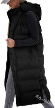 Women's Oversize Waistcoat Winter Hooded Quilted Vest