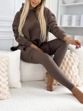 Women's Two Pieces Set Hooded Tracksuit Set