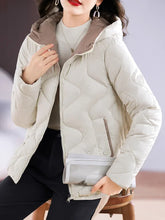 Winter Women Outerwear Hooded Cotton Parkas