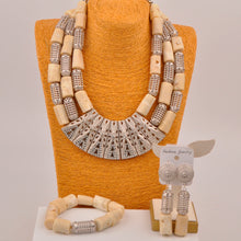 splendid orange nigeria coral beads necklace african jewelry set bridal wedding jewelry sets C21-23-01