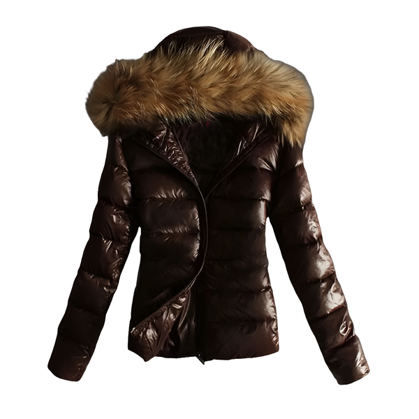 Winter Jacket Women Fashion Faux PU Leather Winter