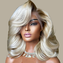 Preplucked Brazilian Hair Body Wave Rooted Colour 13×4 HD Lace Frontal Wig Glueless Lace Wig Human Hair Ready To Go For Women
