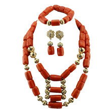African Wedding Coral Beads Jewelry Set African Beads Jewelry Sets Nigerian Wedding Jewelry
