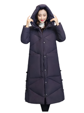 Women's Fashionable Thick Cotton padded Warm Snow Outerwear Windproof Hooded Jacket