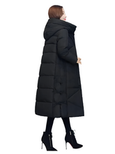 Women's Fashionable Thick Cotton padded Warm Snow Outerwear Windproof Hooded Jacket