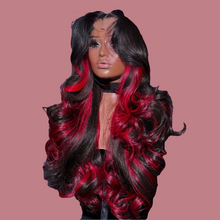 13x6 Body Wave Highlight Lace Front Synthetic Ombre 13x4 Lace Frontal Wigs Honey Blonde Colored Wigs For Women
