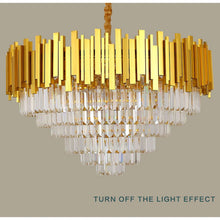Luxury Living Room Crystal Gold Chandelier~4117